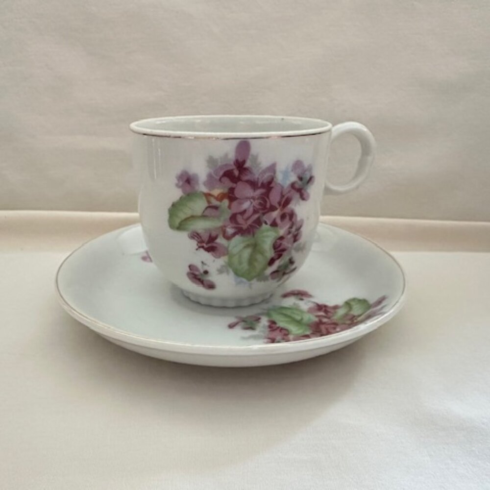 Vintage Occupied Japan Porcelain Teacup and Saucer